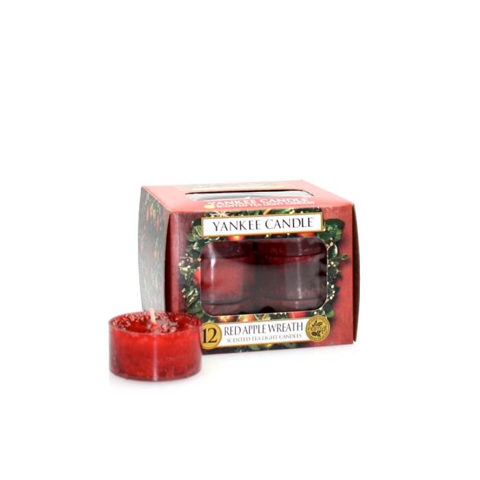 Yankee Candle Red Apple Wreath Tea Lights-1